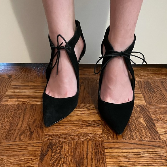 Top Shop Suede and faux croc stilettos - Picture 6 of 6